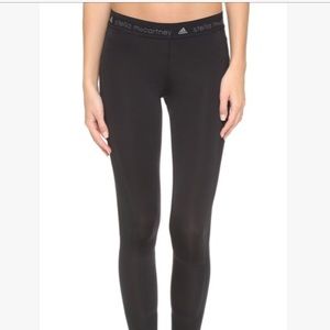 Adidas by Stella McCartney Black Running Tights